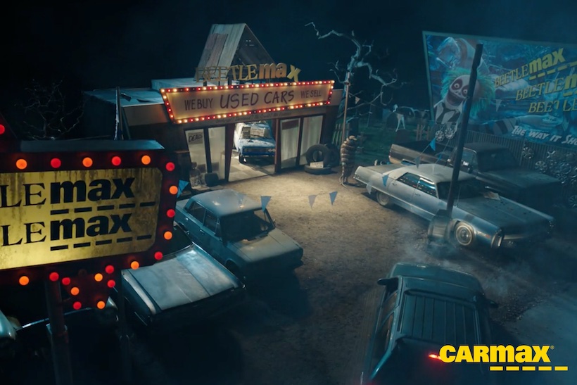 CarMax ad for Beetlejuice Beetlejuice film