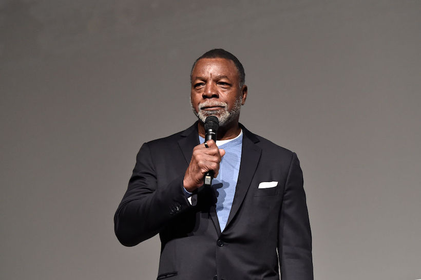Carl Weathers speaking at event