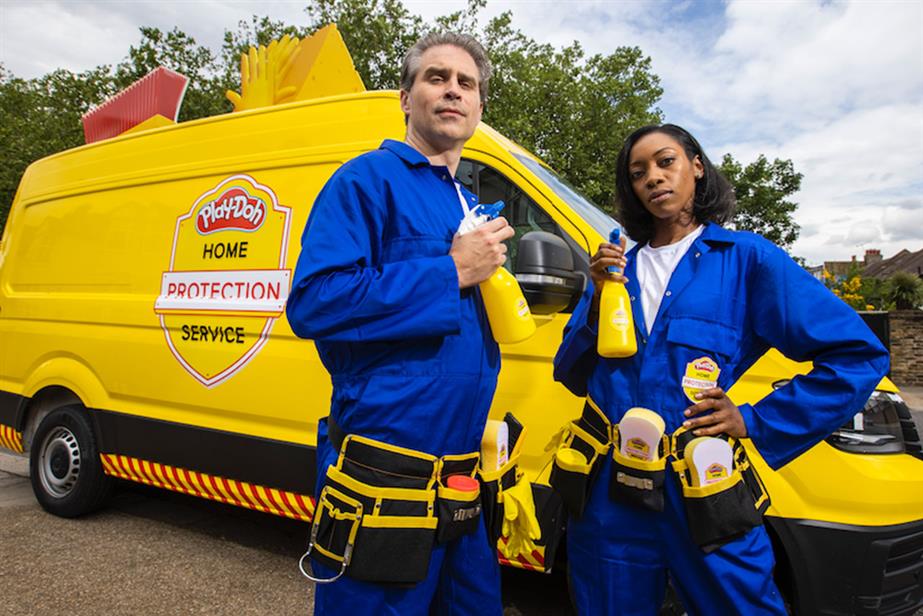 Play-Doh: "Home protection squad" campaign from 2021